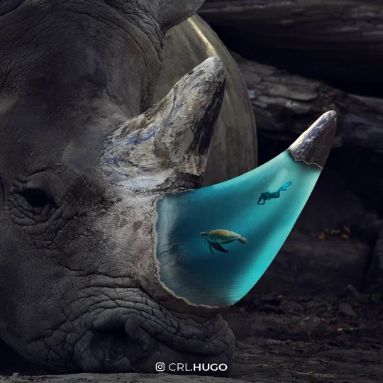 Un rhinocéros pas comme les autres