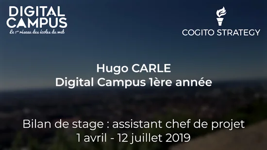 stage chez cogito strategy by hugo carle